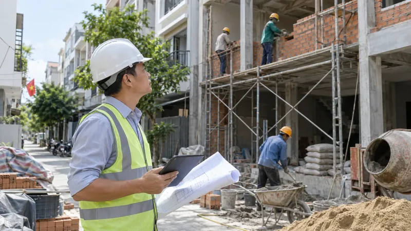 Giám sát thi công nhà ở: Theo dõi gì ở từng giai đoạn?